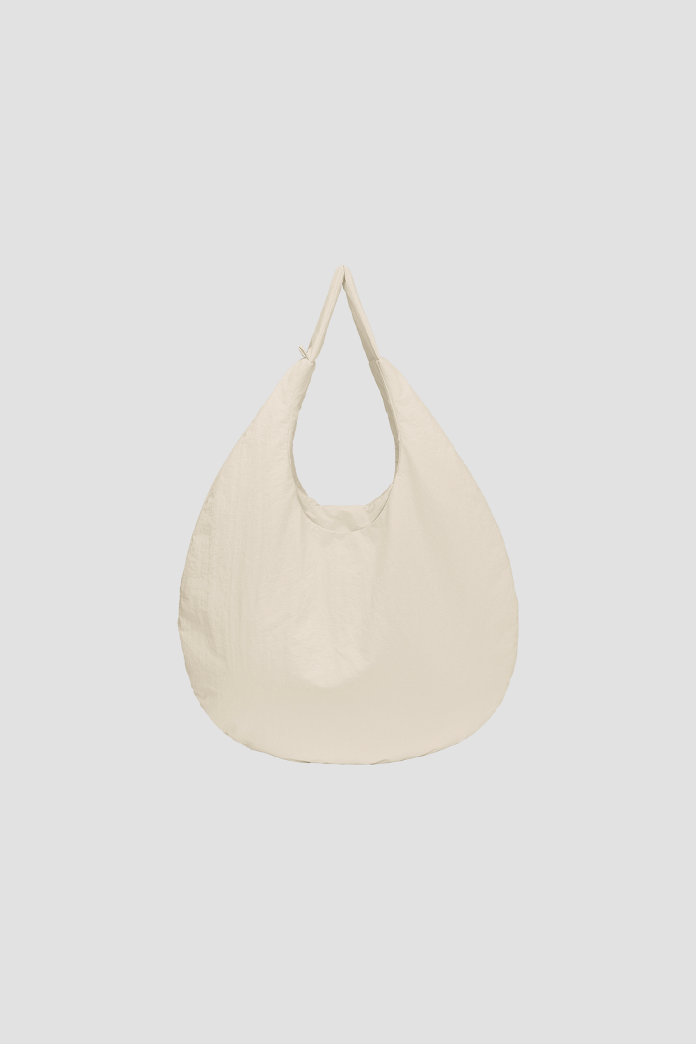 Egg Nylon Tote Medium-Offwhite back