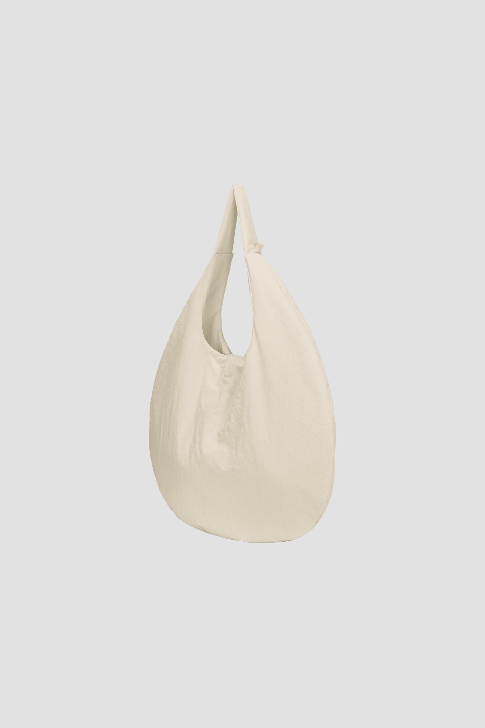Egg Nylon Tote Medium-Offwhite side