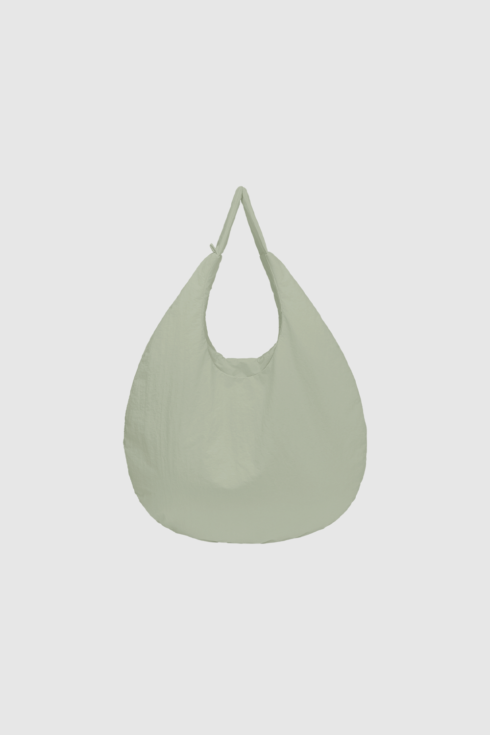 Egg Nylon Tote Medium-Sage back