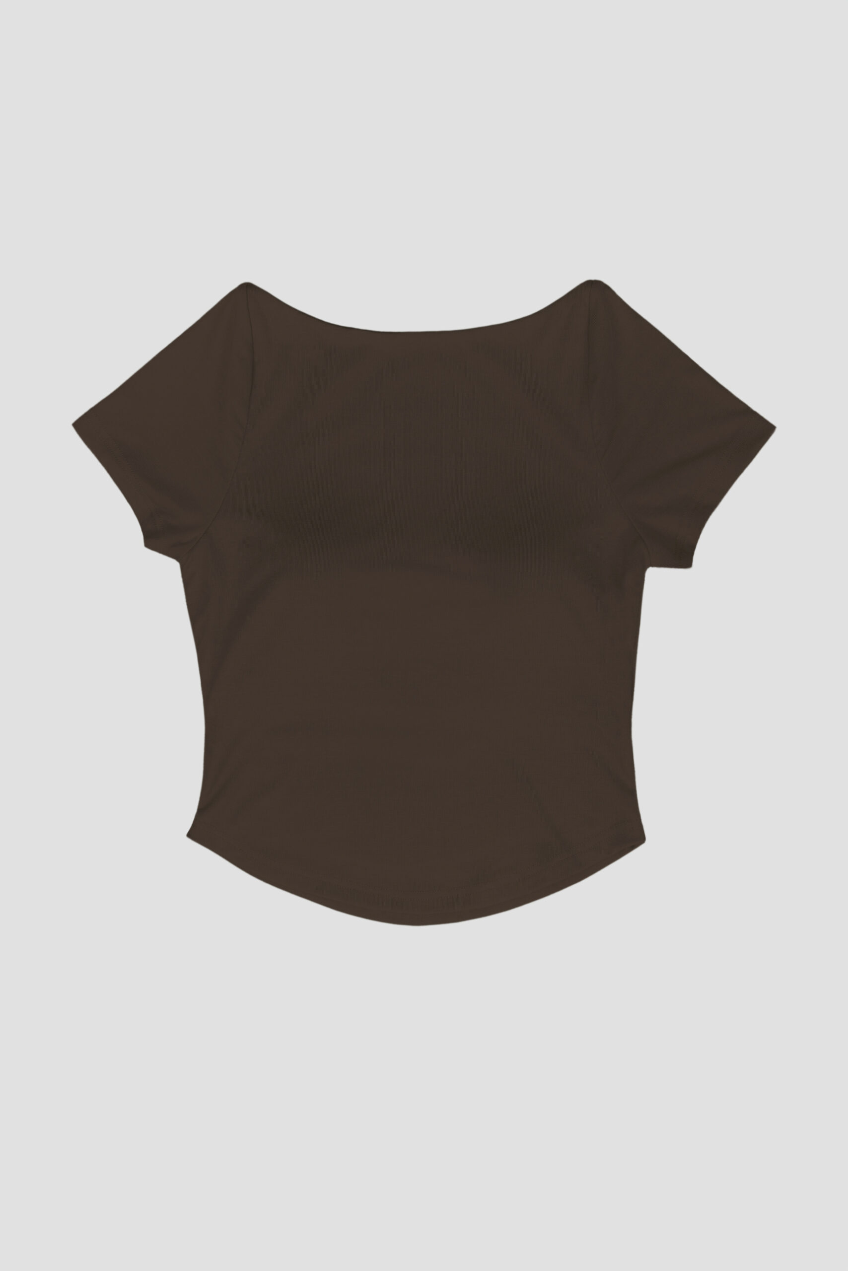 WES X SO_Two Piece Tank Bra Top (Brown) - Front