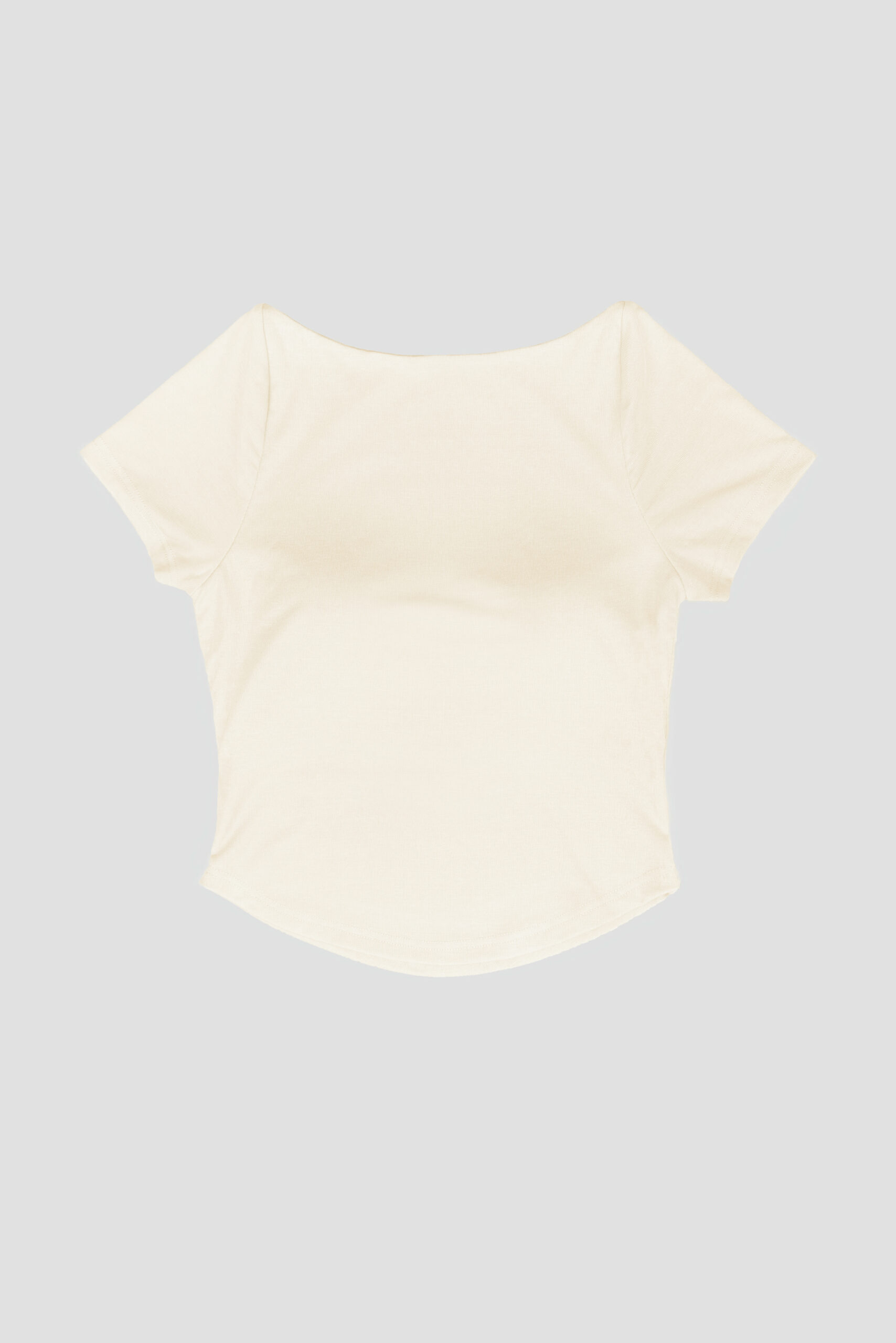 WES X SO_Two Piece Tank Bra Top (Cream) - Front