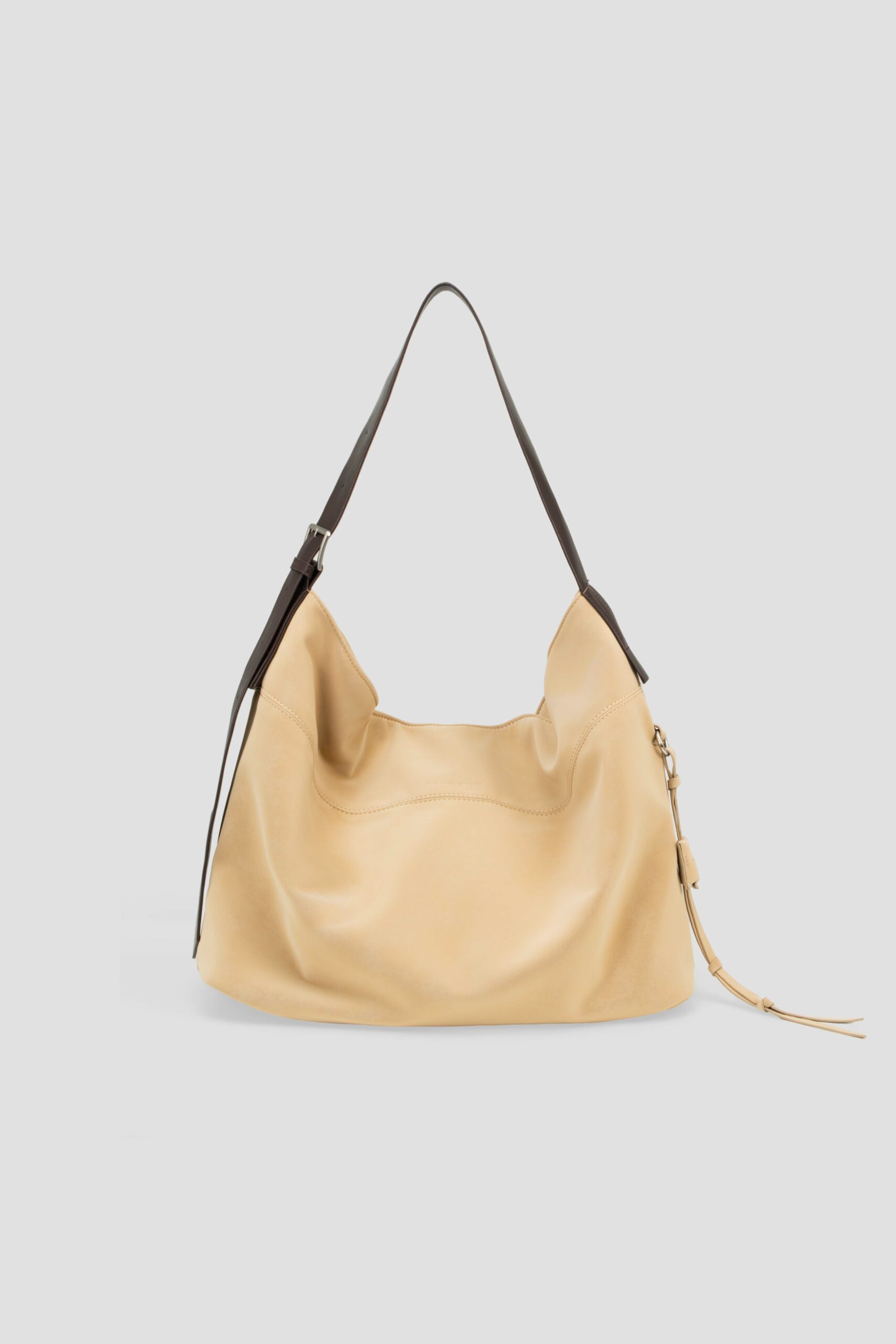 Large Soft Snow Leather Bag (Dune) 1