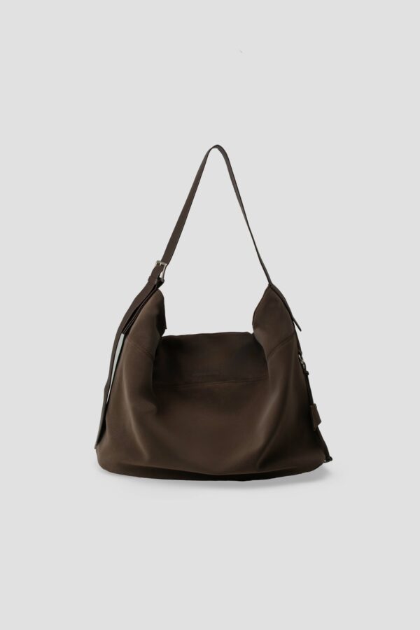Large Soft Snow Leather Bag (Espresso)