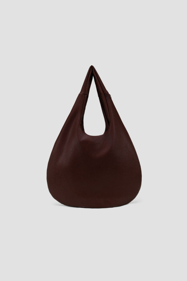 Medium Egg Leather Tote (Brown) - Ship by 23rd Dec