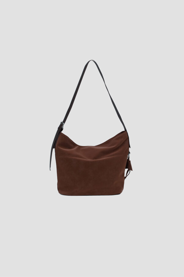 Small Soft Snow Leather Bag (Brown)