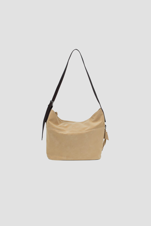 Small Soft Snow Leather Bag (Dune)