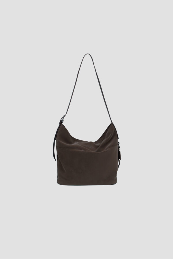 Small Soft Snow Leather Bag (Espresso)